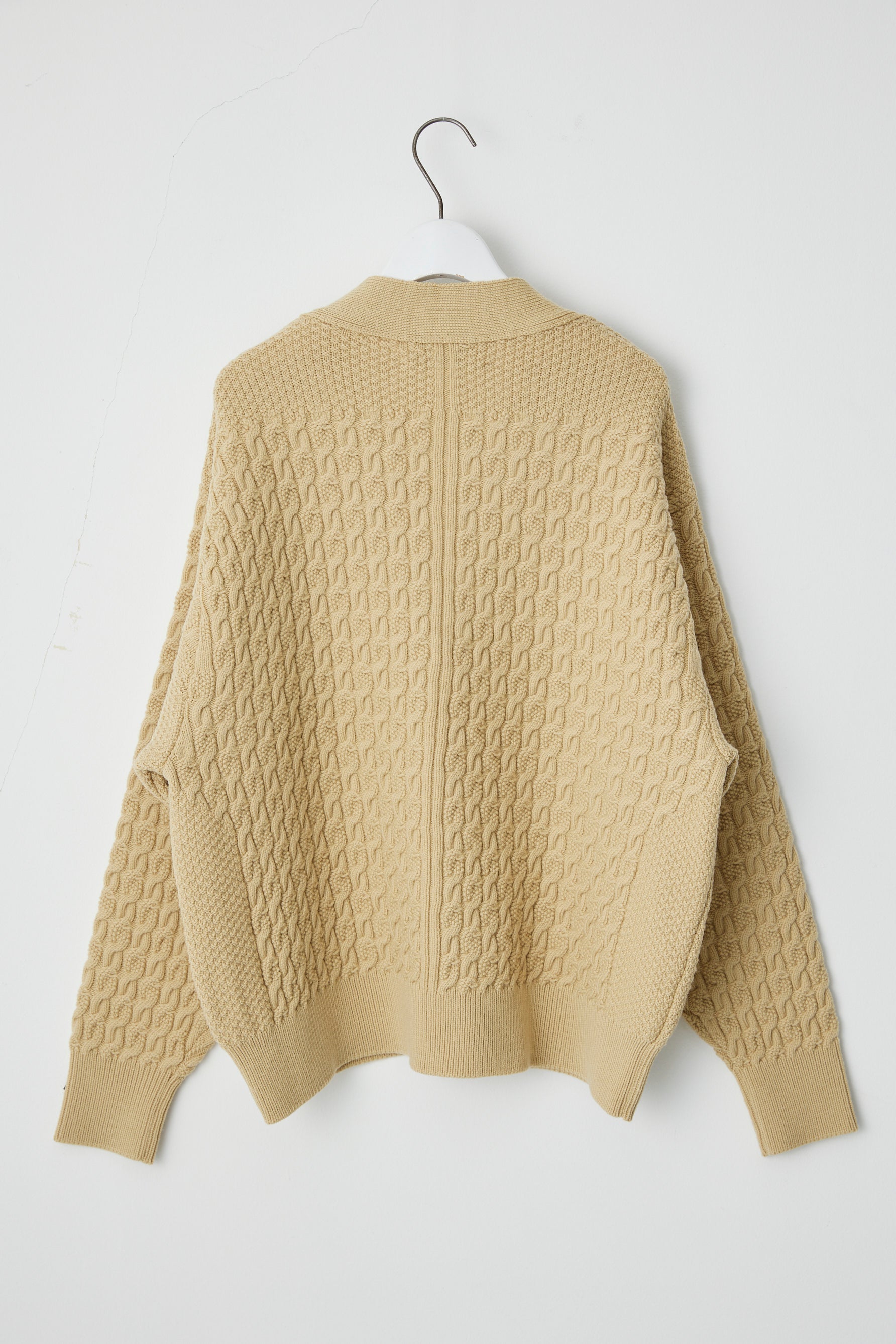 CABLE KNIT CARDIGAN / BUTTER – OTOÄA